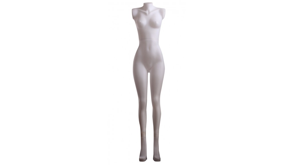 Female Plastic Mannequin, Headless, Armless